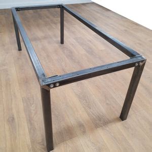 box steel table frame|industrial metal table frame factory.